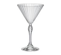 Bormioli 93148 Rocco America'20 Set 6 Calici Martini, Vetro, 25cl