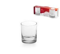 Set 6 bicchieri in vetro per acqua vino Bormioli Rocco Cortina 25,5 cl bicchiere
