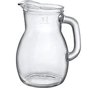 Bormioli Rocco - Brocca Bistrot, capacità: 1,00 litri, 1,0 litri, 6 pezzi