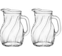 Bormioli Rocco Carafﬁa Bistrot 1 litro Transparente Moderno Pitcher (Confezione da 2)