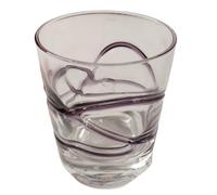 Bormioli rocco ceralacca, set 6 bicchierini da liquore 12 cl viola