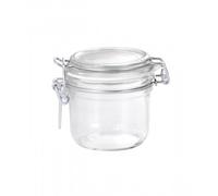 Bormioli Rocco Fido, vasetto in Vetro con Chiusura a Leva, 200 ml, Rotondo, Barattolo per Dessert, Alimenti, Conserve