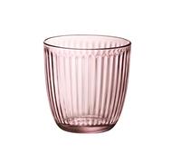 6x Bicchieri In Vetro Rosa Line, 29 ormioli Rocco
