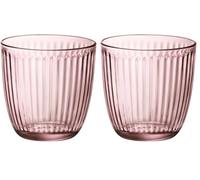 Bormioli Rocco & Figlio- Line Bicchiere per Acqua, Multicolore, BOR1238, 6 pezzi (Confezione da 2)