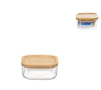 Bormioli Rocco Frigoverre Quadra, Tappo Bamboo cm 10 x 10