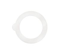 Bormioli Rocco Glass Co 6 Piece Fido Jar Replacement Gaskets 3.25"""" White