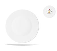 Bormioli Rocco Grangusto Set 6 Piatti Multiuso, Opale, 33 Cm Bianco