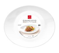 Bormioli Rocco Grangusto Set 6 Piatti Steak, Opale, 31x26 Cm Bianco