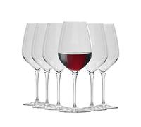 Bormioli Rocco InAlto Tre Sensi Bicchiere da Vino, Grande, Set da 6, Vetro, Trasparente