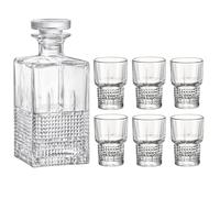 Bormioli Rocco Novecento Servizio Liquore 7 Pezzi in Vetro