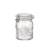 Bormioli Rocco Officina 1825 Set 6 Vasi Vetro, Tappo Ermetico Trasparente