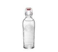 Bormioli Rocco Officina - Brocca in vetro italiano, chiusura ermetica e morsetto in metallo, facile da trasportare, lavabile in lavastoviglie ed ecologica, sicura per bevande infuse e gassate