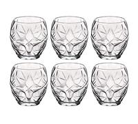 Bormioli Rocco Oriente 320259BAQ121990 Bicchiere per acqua, set da 6, trasparente