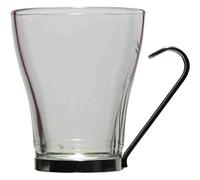 Bormioli Rocco Oslo - Set di 12 bicchieri da caffè con supporto in metallo