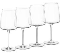 Bormioli Rocco Planeo - Set di 4 bicchieri rossi da 432 g, trasparente