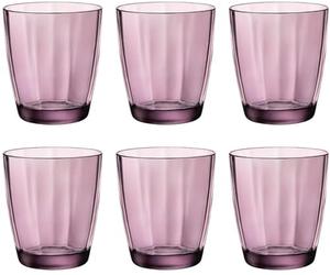 Bormioli Rocco Pulsar - Bicchiere Rock Purple CL 30 - Set di 6 pezzi