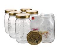 BORMIOLI ROCCO Quattro Stagioni Vasetto 100 Cl Set 6 Pz Con Ricettario Ideario