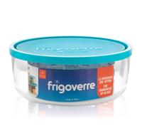 Bormioli Rocco recipiente per cibo Rotondo Scatola 1,25 L Blu, Trasparente 1 pz