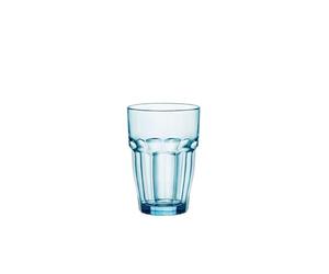 Bormioli Rocco Rock Bar Set Bicchieri Long Drink Ice, Vetro, Azzurro, 37 cl, 6 unità