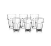 Bormioli Rocco Rock bar Stackable Beverage GLASSES, Clear, 12.50 Oz.