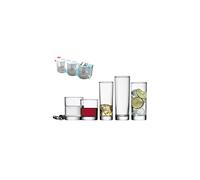 Bormioli Rocco 11381003092 Confezione 3 BICCH.Whisky Cortina 21,5CL, Transparent, 3 pz, 3 unità