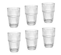 Bormioli Rocco Set 6 Bicchieri in Vetro Barshine per Long Drink 38cl