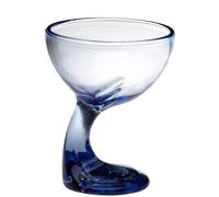 Bormioli Rocco set 6 coppa dessert Jerba blu zaffiro con stelo
