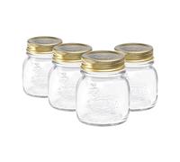 Bormioli Rocco - Set di 4 barattoli per conserva alimentare con coperchio a vite