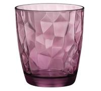 6x Bicchieri In Vetro Diamond Per Acqua Purple, 30,5Cl