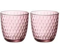 Bormioli Rocco Slot Set Bicchieri, Rosa, 6 unità (Confezione da 2)