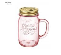 BORMIOLI ROCCO Vaso Quattro Stagioni In Vetro Rosa 41,5 Cl - Pz 4