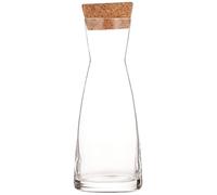 Bormioli Rocco Ypsilon Caraffa con Tappo Sughero, Vetro, Trasparente, 25 cl