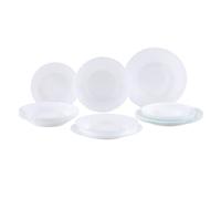 Set piatti Prima in vetro opale, 18 pezzi