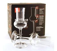 Bormioli Set 6 Bicchierini calici riserva Grappa Trasparenti 8 cl Grappa