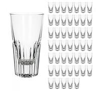 Bormioli - Set di 48 bicchieri Rialto Arosa, 160 ml, per liquore, whisky, long drink, in vetro trasparente