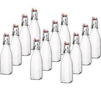 Bormioli Swing Bottiglia di vetro con chiusura a leva, 0,25 l, 12 pezzi