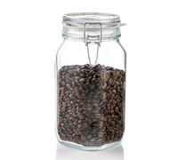 1500 ml Barattolo ermetico 'Fido', quadrato, vetro, imboccatura: chiusura meccanica