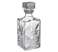 Bormiolio Rocco - Caraffa per whisky Selecta (colore trasparente, decanter 1000 ml, lavabile in lavastoviglie, caraffa in vetro con chiusura)