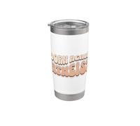 Born Again Atheist Freedom From Religion Non-Believer Print Bicchiere termico in acciaio inox doppia parete
