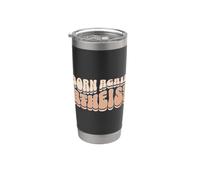 Born Again Atheist Freedom From Religion Non-Believer Print Bicchiere termico in acciaio inox doppia parete
