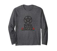 Born Again Pentagramma Pagano Spiritualità basata sulla Terra Maglia a Manica