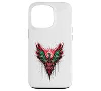 Born From Chaos Fenice - Vintage Edgy Y2K Backprint Graffiti Custodia per iPhone 13 Pro