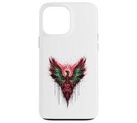 Born From Chaos Fenice - Vintage Edgy Y2K Backprint Graffiti Custodia per iPhone 13 Pro Max
