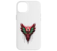 Born From Chaos Fenice - Vintage Edgy Y2K Backprint Graffiti Custodia per iPhone 14 Plus