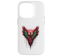 Born From Chaos Fenice - Vintage Edgy Y2K Backprint Graffiti Custodia per iPhone 14 Pro