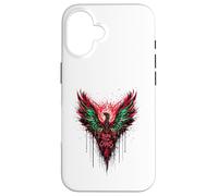 Born From Chaos Fenice - Vintage Edgy Y2K Backprint Graffiti Custodia per iPhone 16