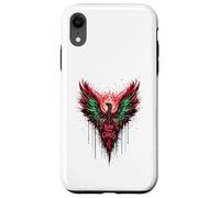 Born From Chaos Fenice - Vintage Edgy Y2K Backprint Graffiti Custodia per iPhone XR