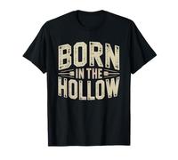 Born Hollow Appalachian Coal Country Identity Pride Mountain Maglietta