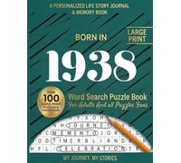 Born In 1938 Word Search Puzzle Book: A Nostalgic Puzzle Book Filled with Relaxing Word Search Games for Adults and Seniors