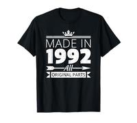 Born In 1992 Bday Vintage Funny Citazione Compleanno Per Lui Lei Maglietta